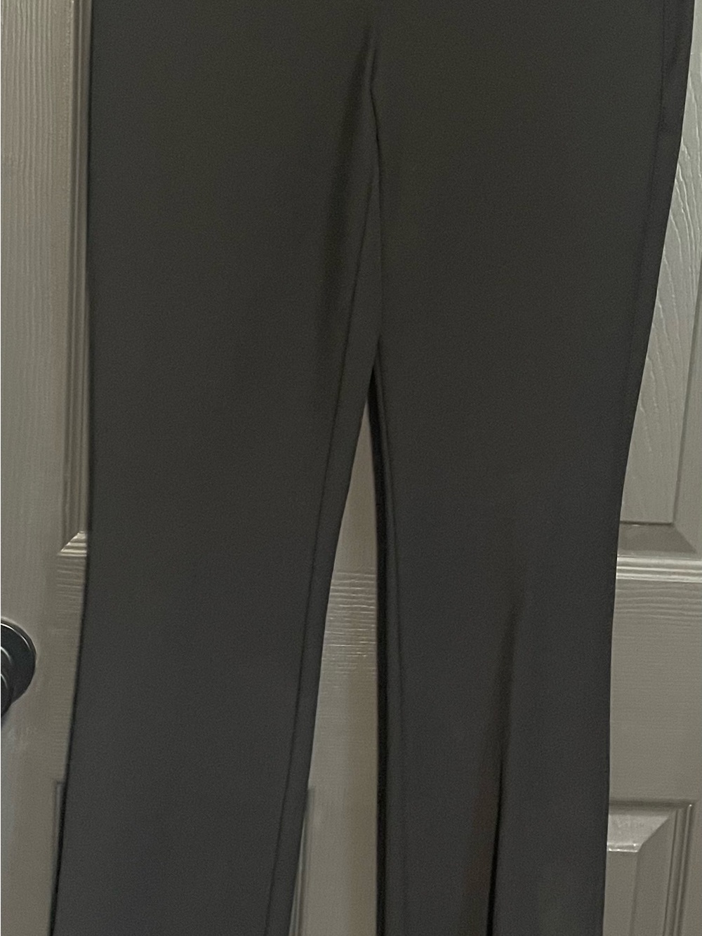 White House Black Market Black Stretch Flare Pants
